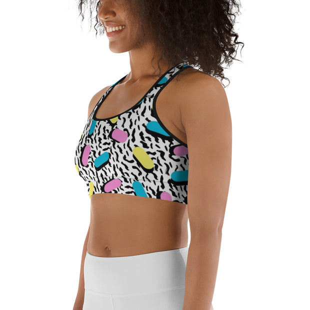 "Take a Chill Pill" Sports Bra