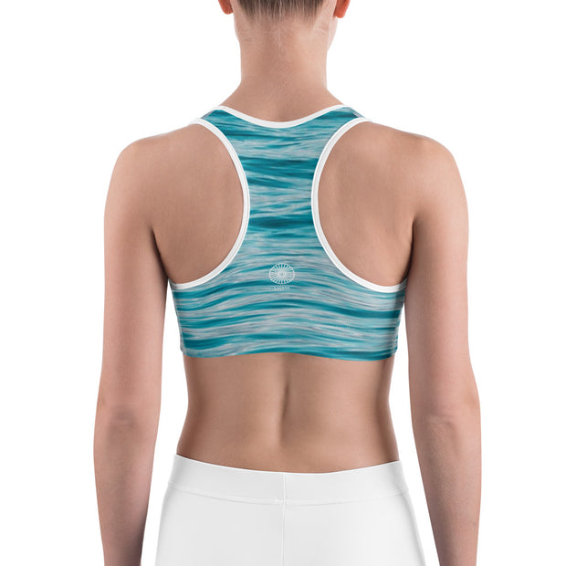 Dazzling Dolphins Sports Bra