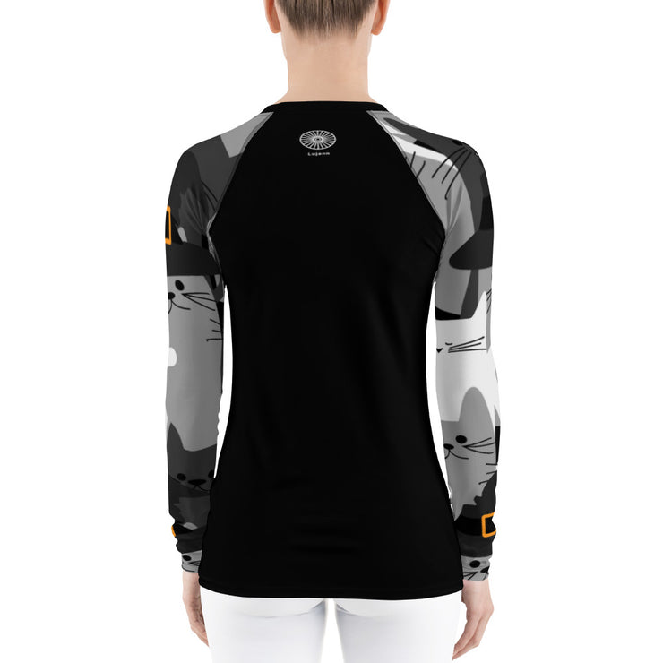 "Cat Lady" Land & Sea Fitness Top