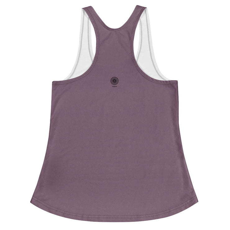 LSB Racerback Fitness Tank Top in Grapeade