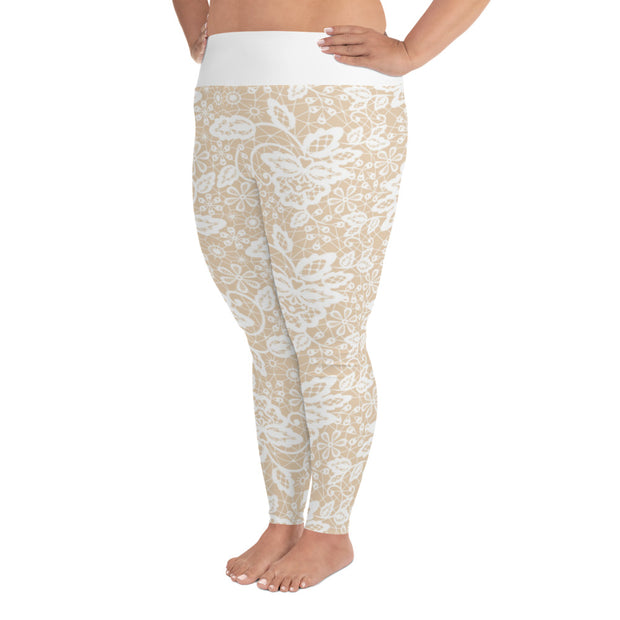 Love Lace Plus Size Yoga Leggings