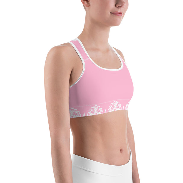 Pretty In Pink Sports Bra