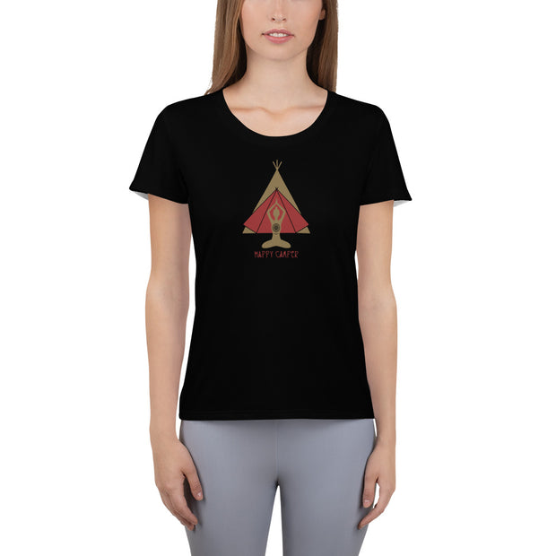 "Happy Camper" Athletic T-shirt