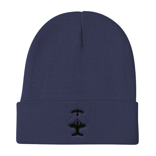 "Raven" Cuffed Beanie