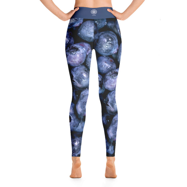 Bombastic Blueberries Yoga Leggings