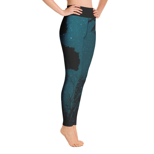 Activewear Athleisure Yoga Leggings similar to athleisure yoga leggings by Lululemon Athletica, Fabletics, Sweaty Betty, Under Armour, Nike and Adidas for yoga, fitness, Pilates, workouts in moisture-wicking fabric, high fashion prints and bright colors for hiking, camping, surfing, running, swimming, snorkeling, and other outdoor activities as well as lounging, meditation, stretching and relaxing, all for the city girl