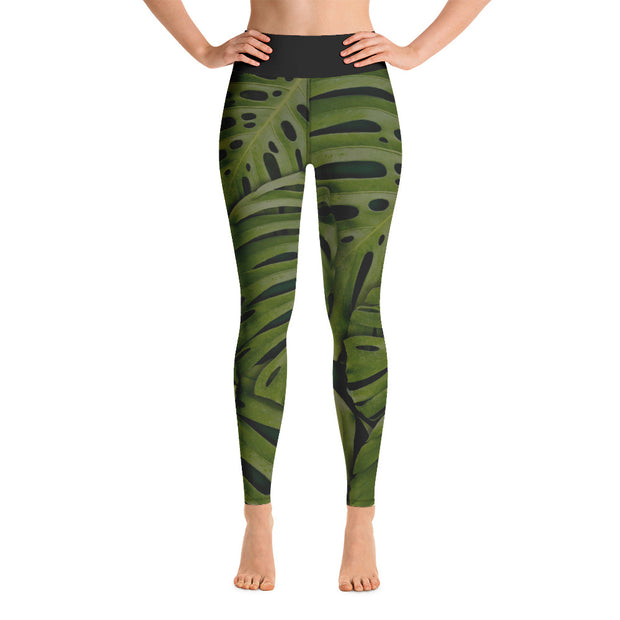 Peeping Palm Yoga Leggings