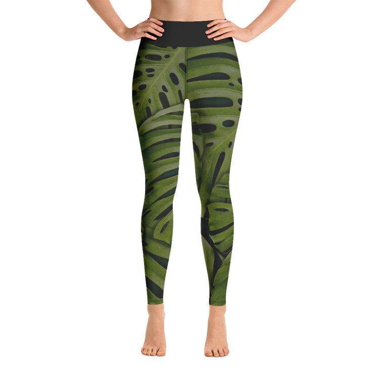 Peeping Palm Yoga Leggings