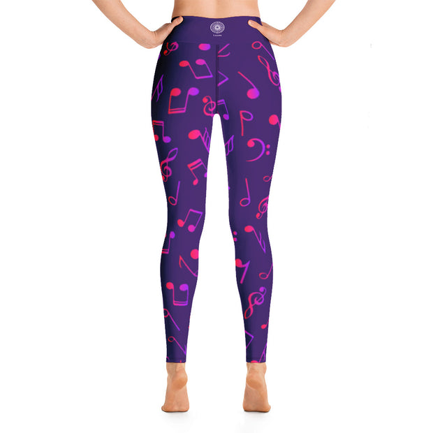Purple Rhapsody Yoga Leggings
