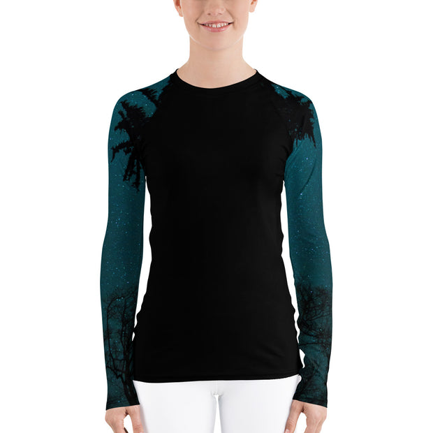 "Forest Night Sky" Land & Sea Fitness Top
