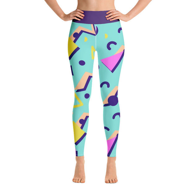 Totally Tubular Yoga Leggings