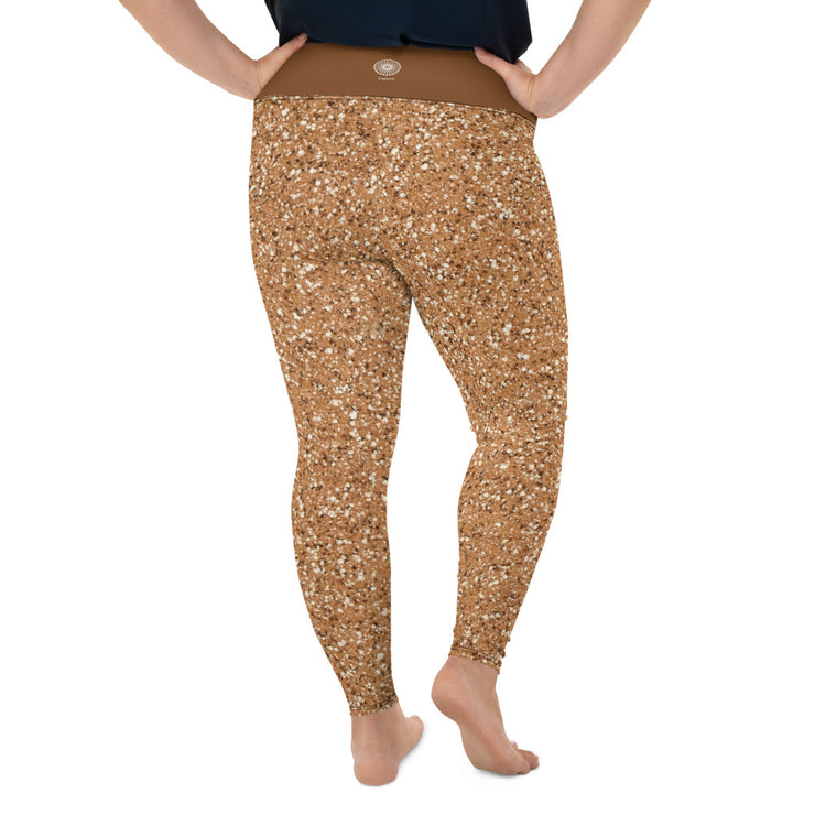 Athleisure Plus Size Leggings with great prints and colorful patterns like Athleisure leggings by Lululemon Athletica, Fabletics, Sweaty Betty, Under Armour, Nike and Adidas 