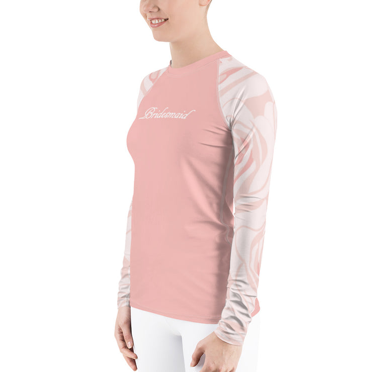 Blush Bridesmaid Fitness Top