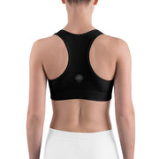 LSB Unpadded Fitness Bra in Jet Black