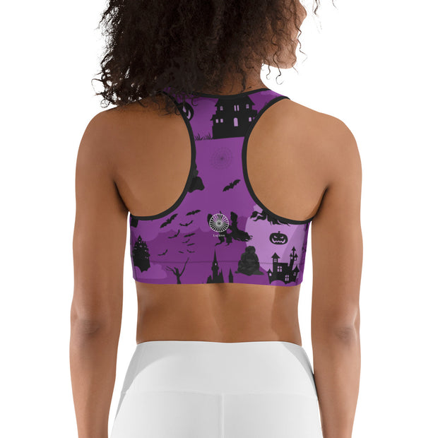 "Purple Treat Trail" Fitness Bra