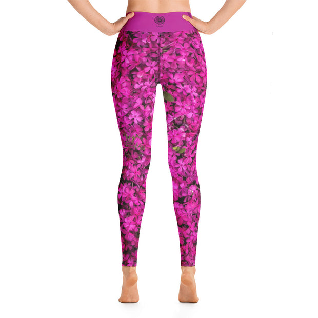 "Jane Fell in the Flower Garden...Again" Yoga Leggings