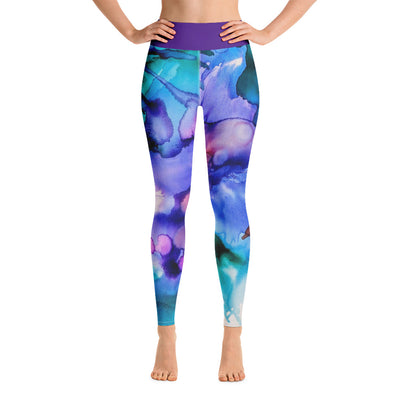 Bursting Canvas Yoga Leggings