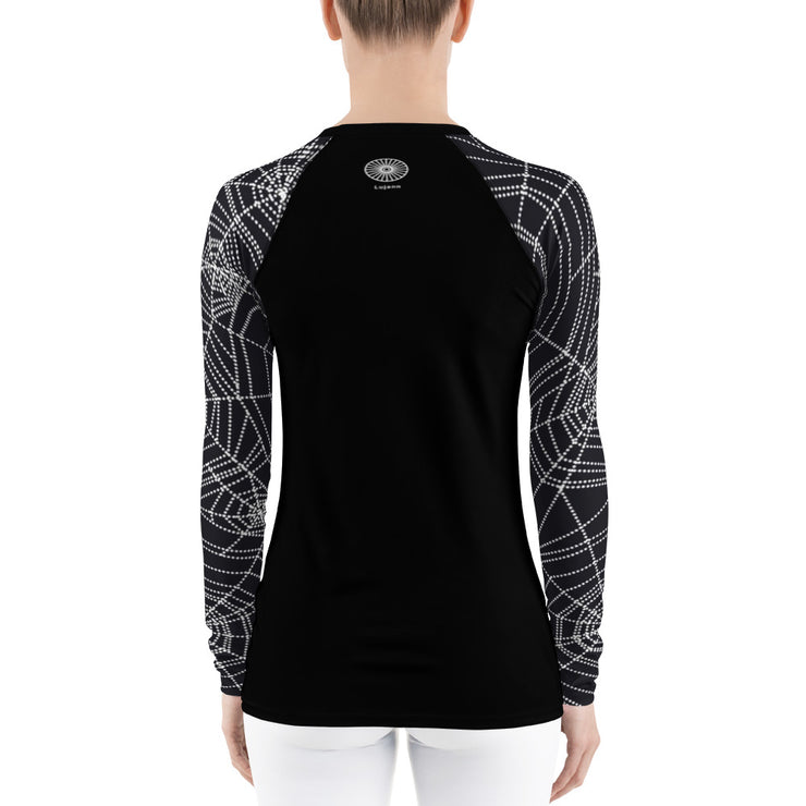 "Wondrous Webs: Land & Sea Fitness Top