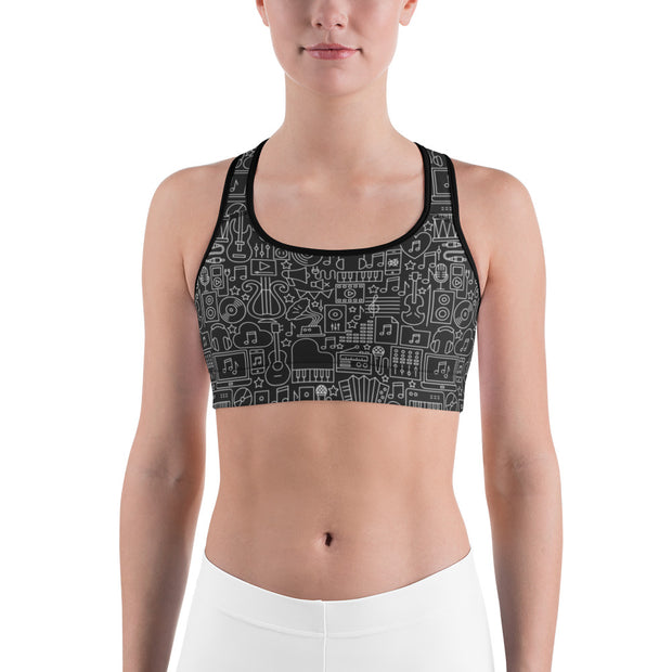 Music Mastermind Sports Bra