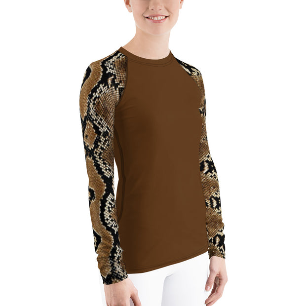 "Snake Charmer" Land & Sea Fitness Top