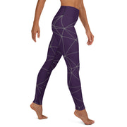 Activewear Athleisure Yoga Leggings similar to athleisure yoga leggings by Lululemon Athletica, Fabletics, Sweaty Betty, Under Armour, Nike, Nordstrom and Adidas for yoga, fitness, Pilates, workouts in moisture-wicking fabric, high fashion prints and bright colors from Pantone London Fashion Week Top Color Trends for fall and winter and New York Fashion Week top color trends for fall and winter to give you an update to your athleisure fall wardrobe and athleisure wear winter style  