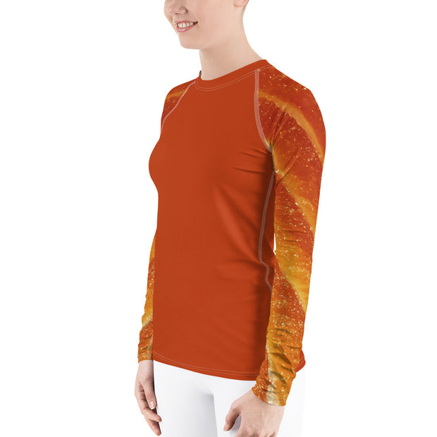"Citrus Gold" Land & Sea Fitness Top