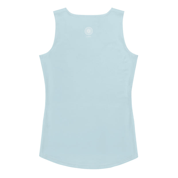 Powder Blue Puff Bridesmaid Tank Top