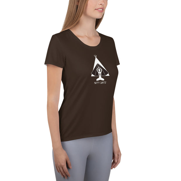 "Happy Camper" Athletic T-shirt