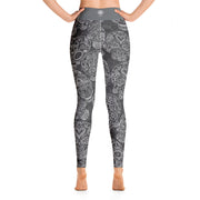Activewear Athleisure Yoga Leggings similar to athleisure yoga leggings by Lululemon Athletica, Fabletics, Sweaty Betty, Under Armour, Nike and Adidas for yoga, fitness, Pilates, workouts in moisture-wicking fabric, high fashion prints and bright colors for hiking, camping, surfing, running, swimming, snorkeling, and other outdoor activities as well as lounging, meditation, stretching and relaxing, all for the city girl