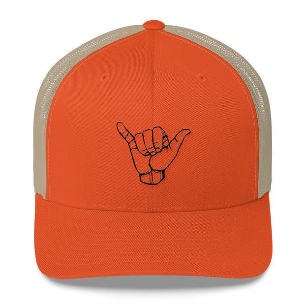 "Hang Loose" Retro Trucker Cap