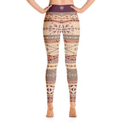 Activewear Athleisure Yoga Leggings similar to athleisure yoga leggings by Lululemon Athletica, Fabletics, Sweaty Betty, Under Armour, Nike, Nordstrom and Adidas for yoga, fitness, Pilates, workouts in moisture-wicking fabric, high fashion prints and bright colors for hiking, camping, surfing, running, swimming, snorkeling, and other outdoor activities as well as lounging, meditation, stretching and relaxing, all for the city girl