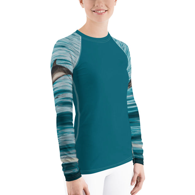 Dazzling Dolphins Fitness Top