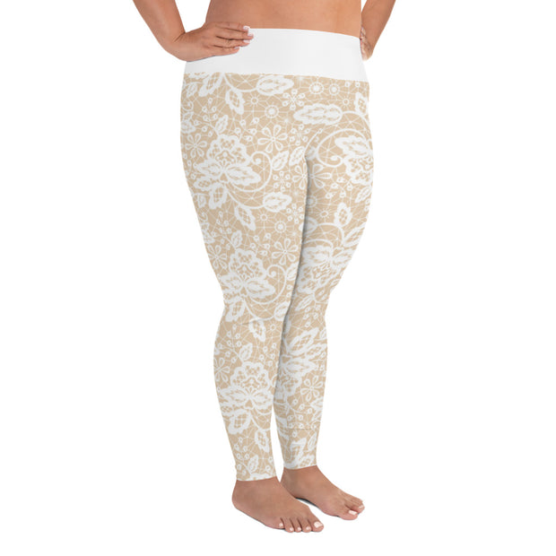 Love Lace Plus Size Yoga Leggings