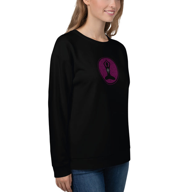 LSB "Lujann Girl" Classic Crewneck Sweatshirt in Tyrian Purple