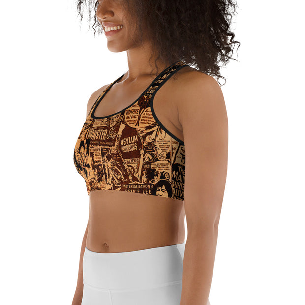 "Fright Night" Fitness Bra