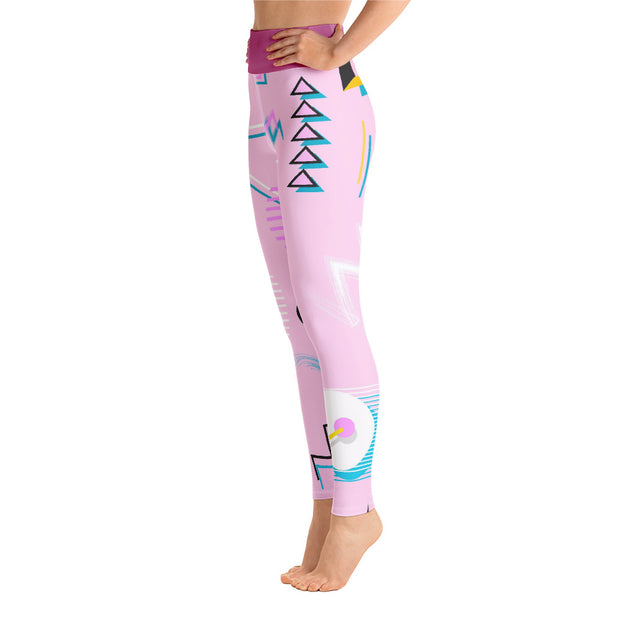 Pretty In Pink Yoga Leggings