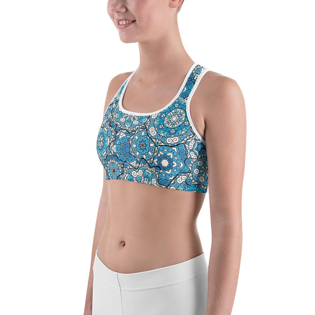 Pool Mosaic Sports Bra