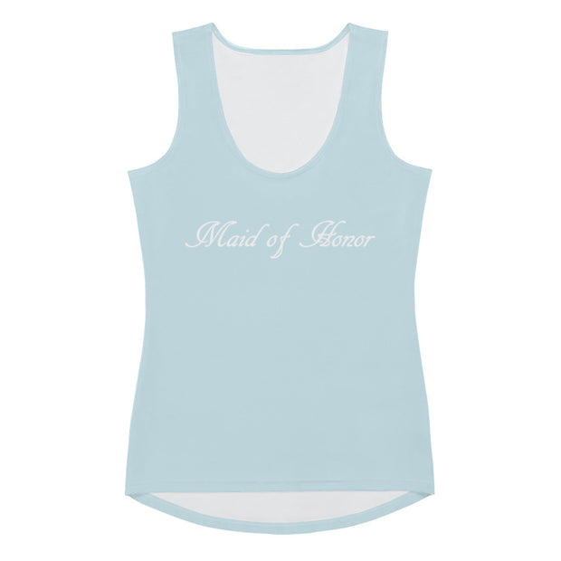 Powder Blue Puff Maid of Honor Tank Top