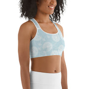 Powder Blue Puff Sports Bra
