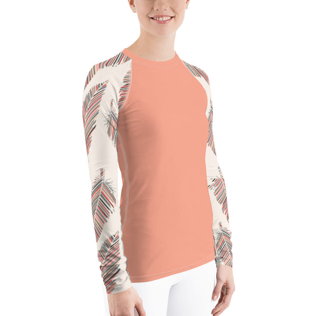 Falling Feathers Fitness Top
