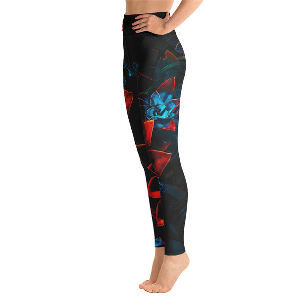 Activewear Athleisure Yoga Leggings similar to athleisure yoga leggings by Lululemon Athletica, Fabletics, Sweaty Betty, Under Armour, Nike and Adidas for yoga, fitness, Pilates, workouts in moisture-wicking fabric, high fashion prints and bright colors for hiking, camping, surfing, running, swimming, snorkeling, and other outdoor activities as well as lounging, meditation, stretching and relaxing, all for the city girl