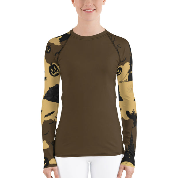 "Halloween Camo" Land & Sea Fitness Top