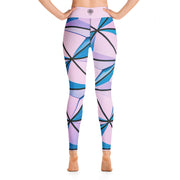 South Beach Art Deco Yoga Leggings