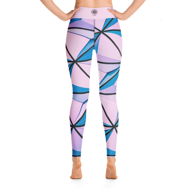 South Beach Art Deco Yoga Leggings